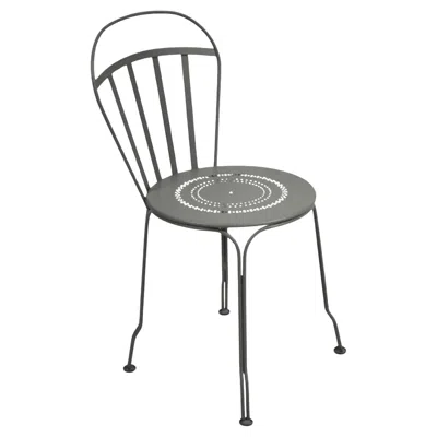 Pre-owned Fermob - Louvre Chair - Rosemary In Gray