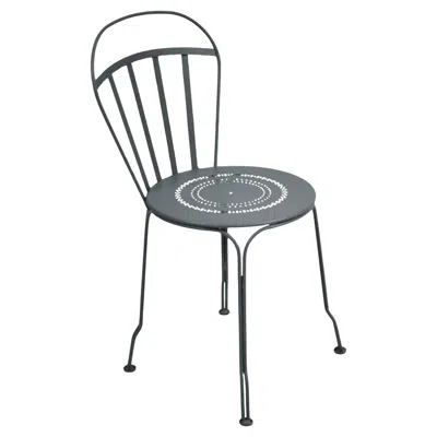 Pre-owned Fermob - Louvre Chair - Storm Grey In Gray