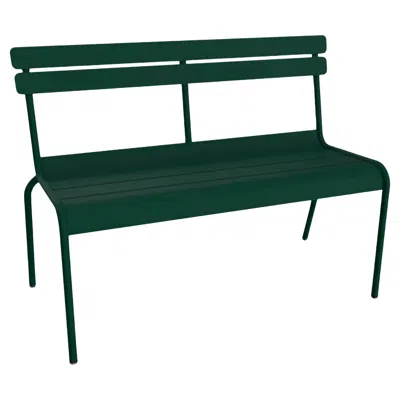 Pre-owned Fermob - Luxembourg 2/3-seater Bench With Backrest - Cedar Green