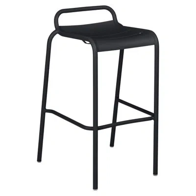 Fermob Luxembourg 34.5" Patio Bar Stool In Anthracite