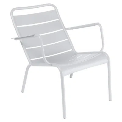 Fermob Luxembourg Aluminum Outdoor Lounge Chair In Cotton