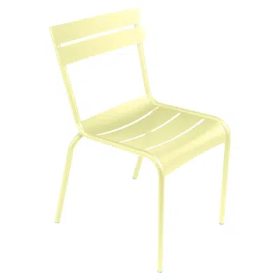Pre-owned Fermob - Luxembourg Chair - Frosted Lemon In Yellow