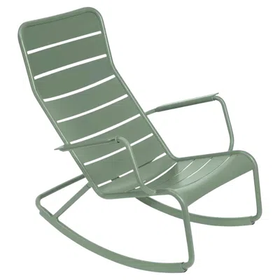 Pre-owned Fermob - Luxembourg Rocking Chair - Cactus In Gray
