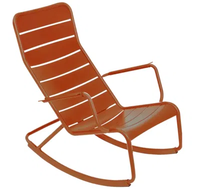Pre-owned Fermob - Luxembourg Rocking Chair - Candied Orange