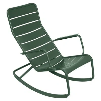 Fermob Luxembourg Rocking Chair In Cedar Green