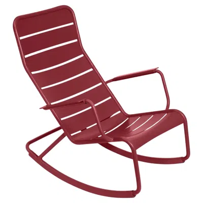 Pre-owned Fermob - Luxembourg Rocking Chair - Chili In Brown