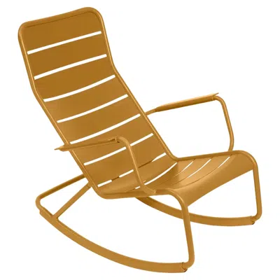 Pre-owned Fermob - Luxembourg Rocking Chair - Gingerbread In Brown