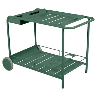 Pre-owned Fermob - Luxembourg Side Bar / Trolley Bar - Cedar Green