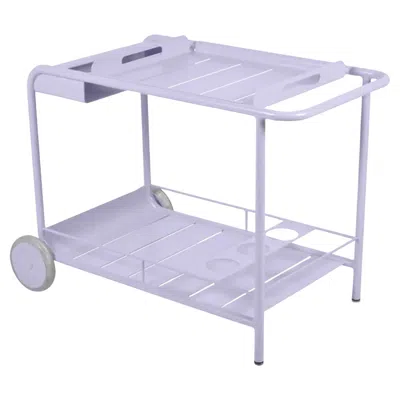 Pre-owned Fermob - Luxembourg Side Bar / Trolley Bar - Marshmallow In Purple