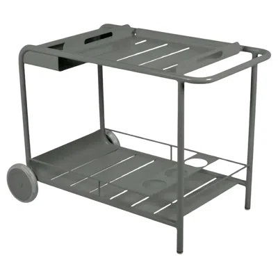 Pre-owned Fermob - Luxembourg Side Bar / Trolley Bar - Rosemary In Gray