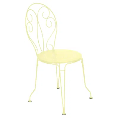 Pre-owned Fermob - Montmartre Chair - Frosted Lemon In Yellow