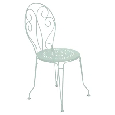 Pre-owned Fermob - Montmartre Chair - Ice Mint In Gray
