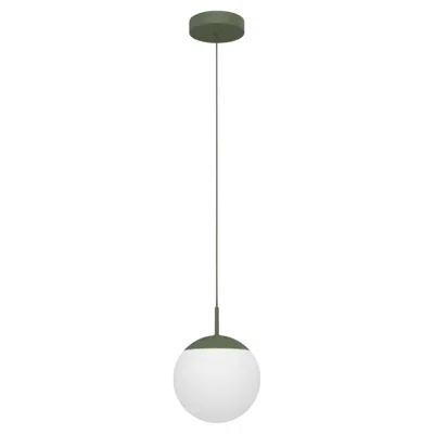 Pre-owned Fermob - Mooon! Pendant Light Ø15 Cm (5.9 In) - Cactus - Set Of 3 Lamps In Transparent