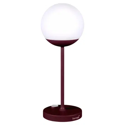 Pre-owned Fermob - Mooon! Table Lamp H.41 Cm (16.1 In) - Black Cherry - Set Of 6 Lamps