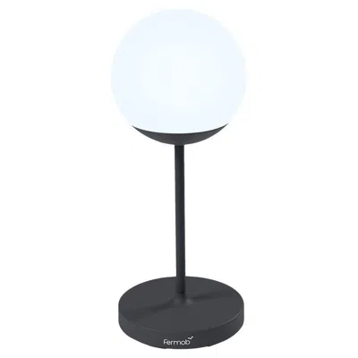 Pre-owned Fermob - Mooon! Table Lamp H.63 Cm (24.8 In) - Anthracite In Black