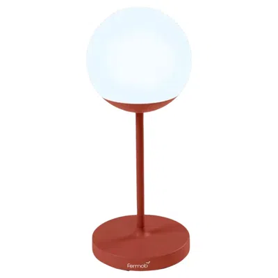 Pre-owned Fermob - Mooon! Table Lamp H.63 Cm (24.8 In) - Red Ochre