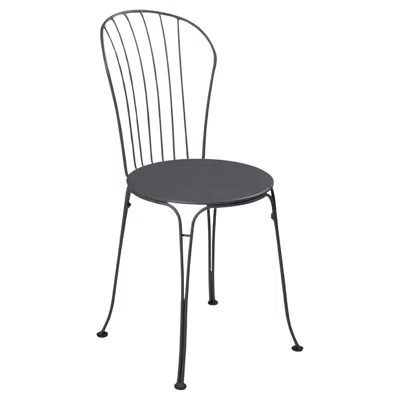 Pre-owned Fermob - Opéra+ Chair - Anthracite In Gray