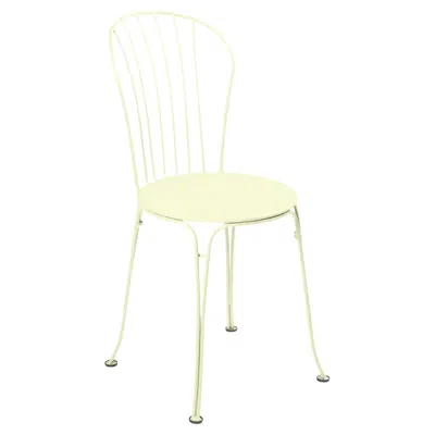 Pre-owned Fermob - Opéra+ Chair - Frosted Lemon In White