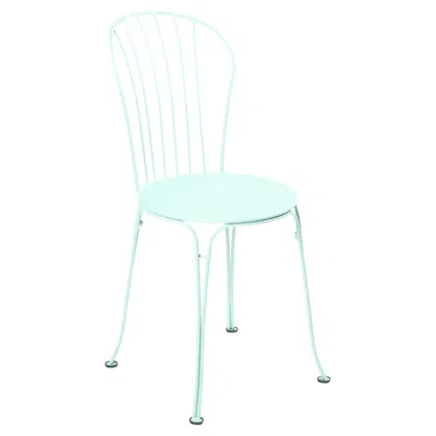 Pre-owned Fermob - Opéra+ Chair - Ice Mint In Gray