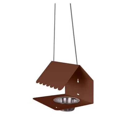 Fermob Picoti Bird Feeder In Red Ochre