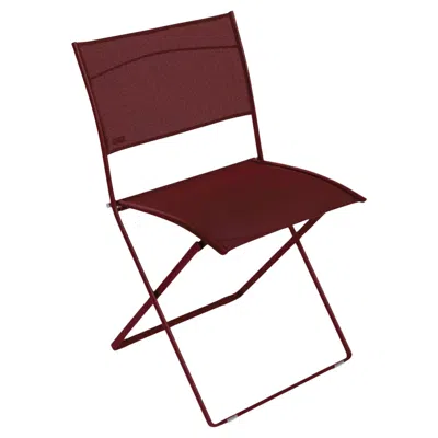 Pre-owned Fermob - Plein Air Folding Chair - Stereo Black Cherry - Set Of 2 Chairs