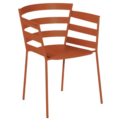 Pre-owned Fermob - Rythmic Armchair (chair With Arms) - Candied Orange
