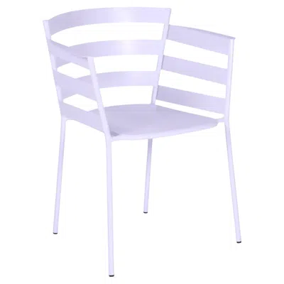 Pre-owned Fermob - Rythmic Armchair (chair With Arms) - Marshmallow In Gray