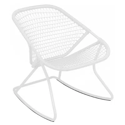Fermob Sixties Metal Outdoor Rocking Chair In Cotton
