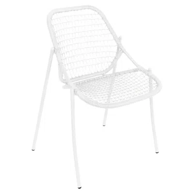 Pre-owned Fermob - Sixties Stackable Chair - Cotton White - Set Of 2 Chairs