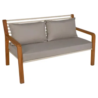 Pre-owned Fermob - Somerset 2-seater Sofa - Clay Grey In Gray
