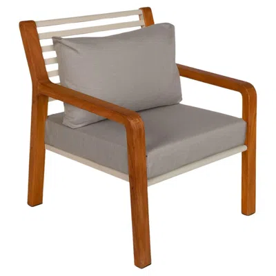 Pre-owned Fermob - Somerset Armchair - Clay Grey In Gray