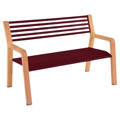Pre-owned Fermob - Somerset Bench - Black Cherry
