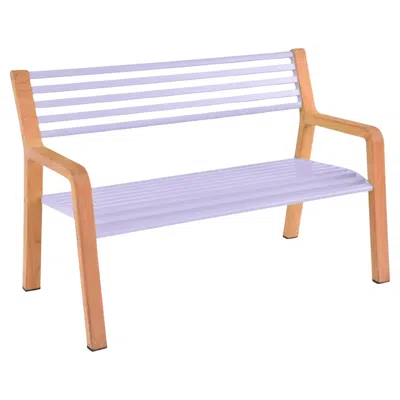 Pre-owned Fermob - Somerset Bench - Marshmallow In Brown