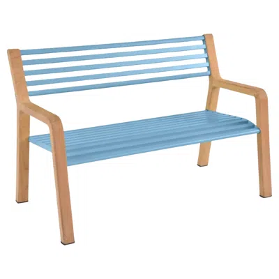 Pre-owned Fermob - Somerset Bench - Maya Blue
