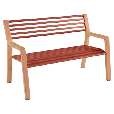 Pre-owned Fermob - Somerset Bench - Red Ochre