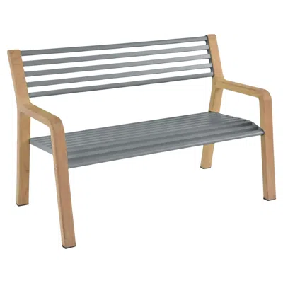 Pre-owned Fermob - Somerset Bench - Storm Grey In Gray