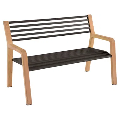 Pre-owned Fermob - Somerset Bench - Tonka In Brown