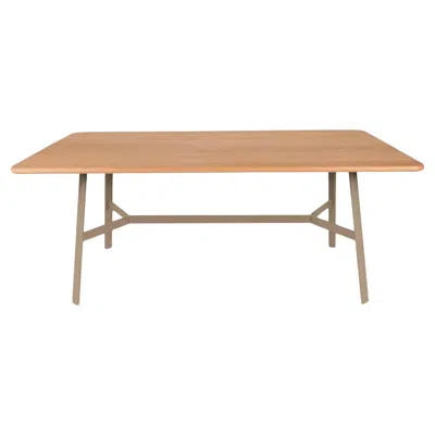 Pre-owned Fermob - So'o Oak Table 180x90 Cm W 70.9 × D 35.4 Inch - Nutmeg In Brown