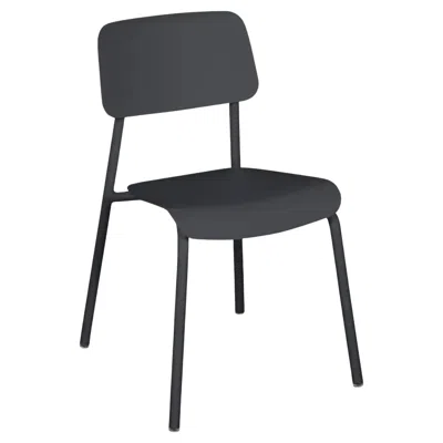 Pre-owned Fermob - Studie Chair - Anthracite In Black