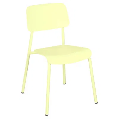 Pre-owned Fermob - Studie Chair - Frosted Lemon In Yellow