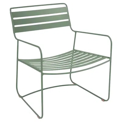 Pre-owned Fermob - Surprising Low Armchair - Cactus In Gray