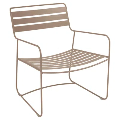 Pre-owned Fermob - Surprising Low Armchair - Nutmeg In Brown