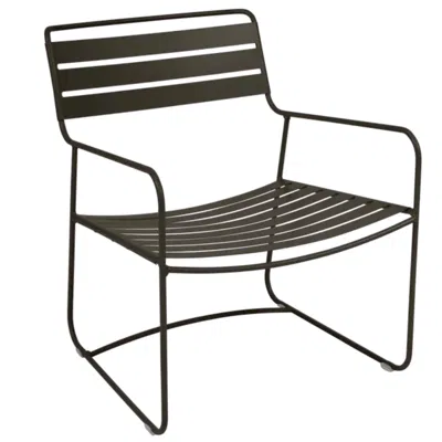 Pre-owned Fermob - Surprising Low Armchair - Tonka In Black