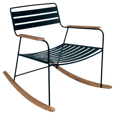 Pre-owned Fermob - Surprising Rocking Chair - Acapulco Blue