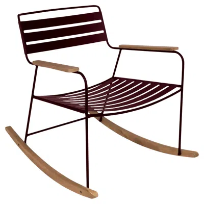 Pre-owned Fermob - Surprising Rocking Chair - Black Cherry