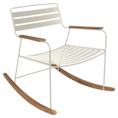Pre-owned Fermob - Surprising Rocking Chair - Clay Grey In Gray