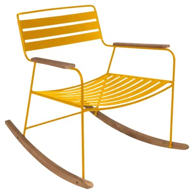 Pre-owned Fermob - Surprising Rocking Chair - Honey In Brown