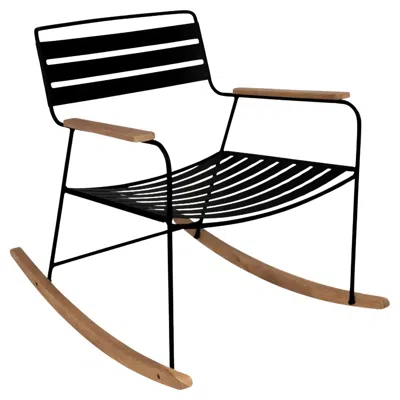 Pre-owned Fermob - Surprising Rocking Chair - Liquorice In Brown