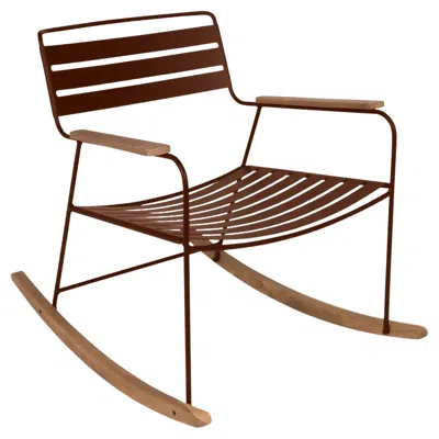 Pre-owned Fermob - Surprising Rocking Chair - Red Ochre