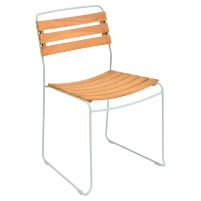 Pre-owned Fermob - Surprising Teak Chair - Ice Mint In Brown